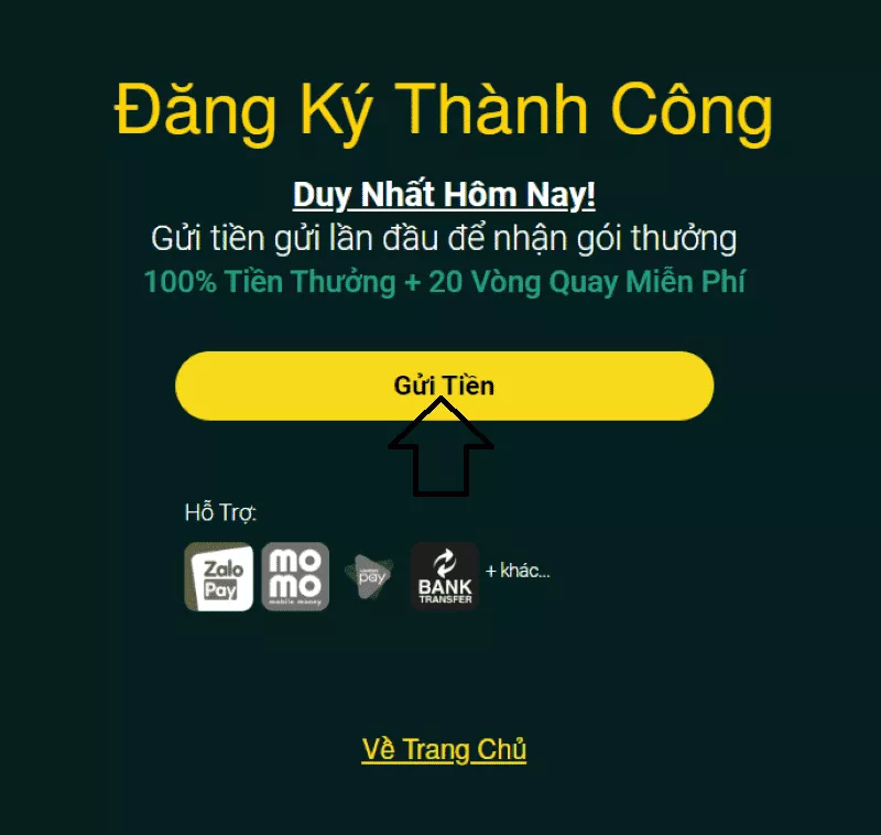 hoàn tất đăng ký v9bet