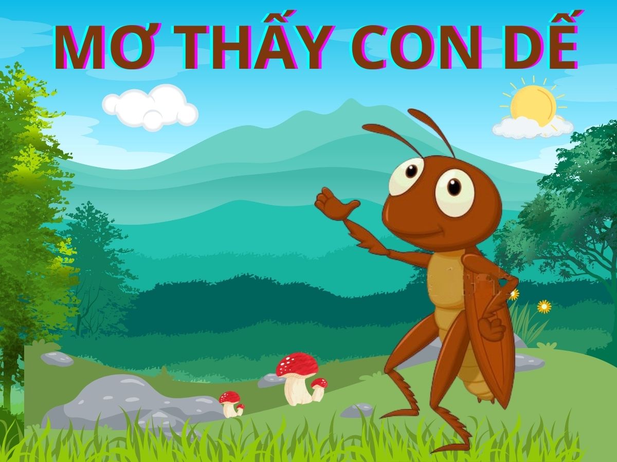 mơ thấy con dế