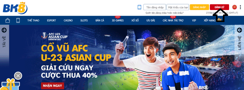 truy cập nhà cái bk8