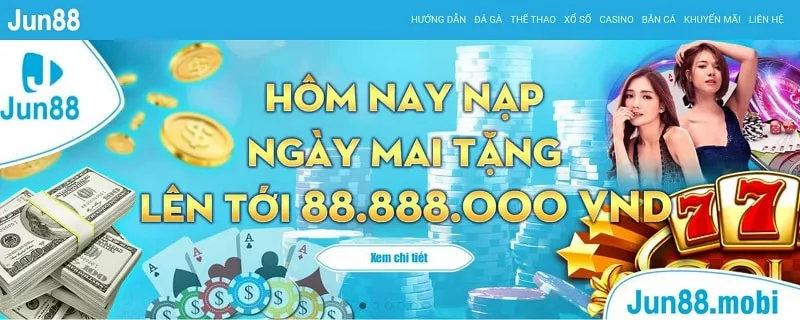 giao diện nhà cái jun88 đẹp mắt