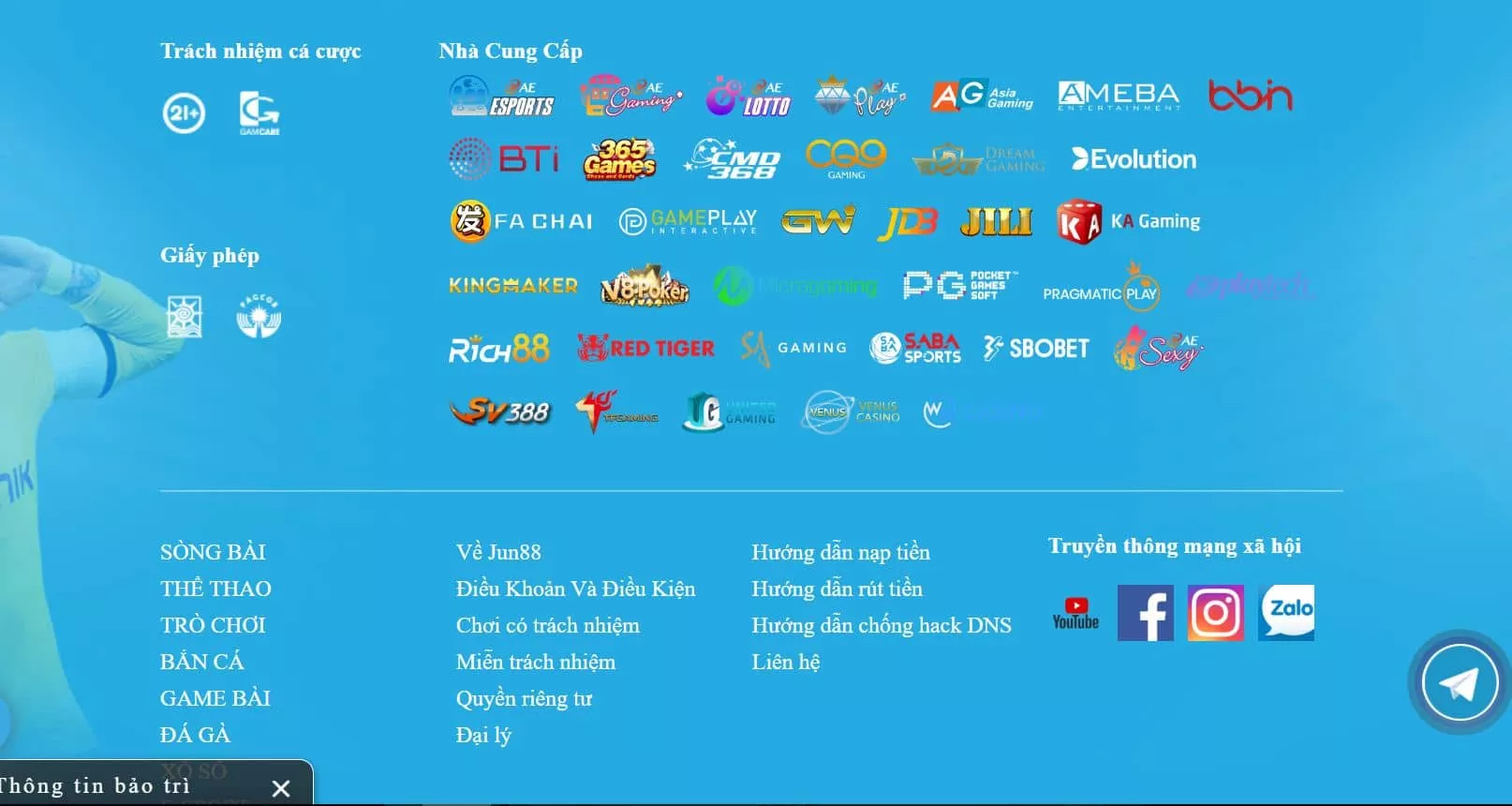 nhà cái cá cược uy tín