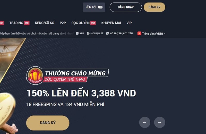 chọn mục đăng ký 