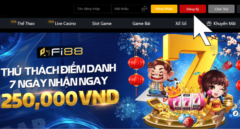 truy cập trang chủ đăng ký fi88