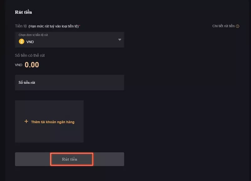 tạo lệnh rút tiền k8