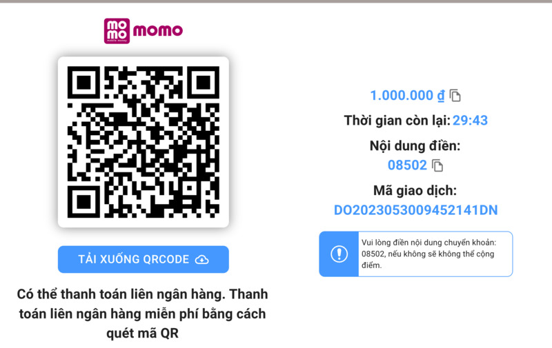 quét mã qr chuyển tiền vào shbet