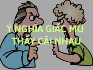 y nghia giac mo thay cai nhau