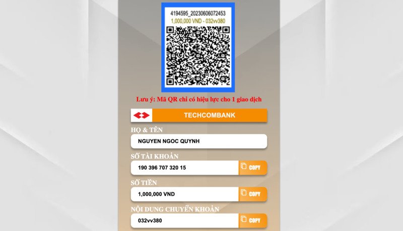 chọn ngân hàng để nạp tiền 789bet