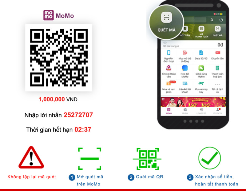 quét mã momopay nạp tiền 789bet
