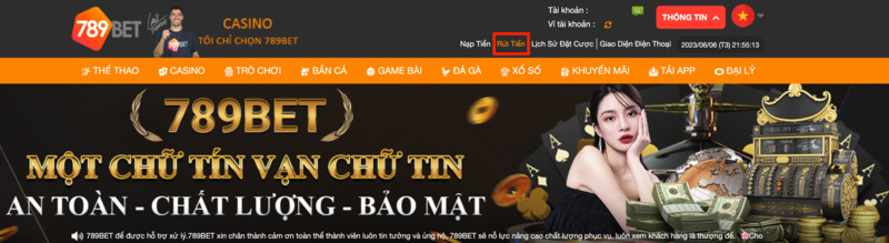 truy cập trang rút tiền 789bet