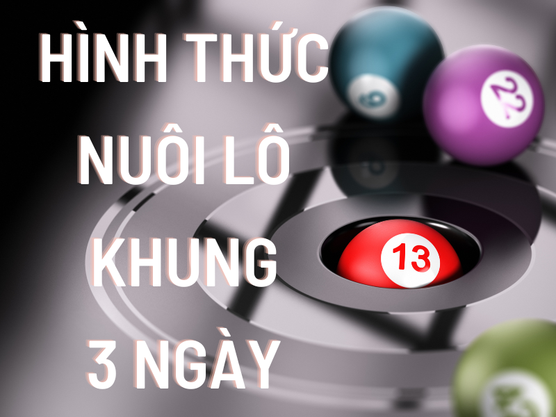 những hình thức nuôi lô khung 3 ngày