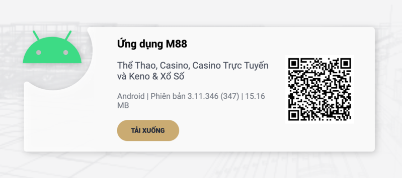 quét mã qr ứng dụng m88 cho android
