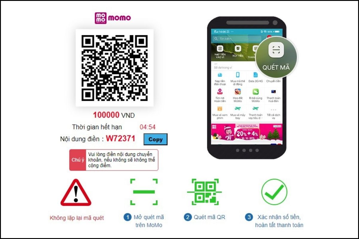 quét mã qr để gửi tiền cmd368