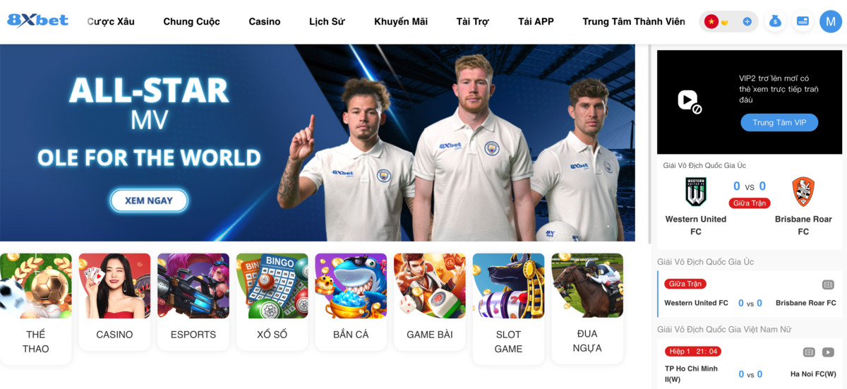 truy cập link tải app 8xbet